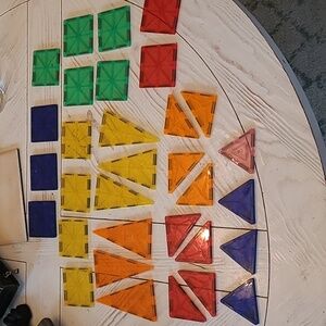 5 For $40 32-piece Colorful Magnetic Building Tiles Set